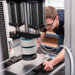 Employees at calibration service device