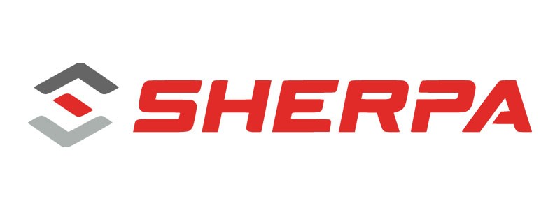 Sherpa Logo auf weißem Hintergrund